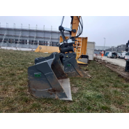 Godet de tranchée Egli - angle 15° pour construction de canalisations - 1.5 à 40 t_1