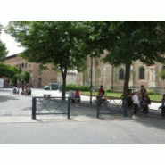 Barrières urbaines à pied embarqué - Style 'Simple' Auvergne - Décors au choix_1