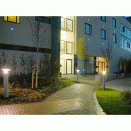 Borne lumineuse d'éclairage public - HID 35-70W - Aluminium - Hauteur 1,05 à 2m_2