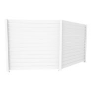 Clôture en aluminium - My Clôture - Lame 125mm avec ajour de 15mm - Gris 7016, Blanc 9016 ou Gris 2100 sablé_1