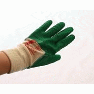 Gants latex rosiers - taille 9 - double trempé, finition crêpée, traitement Actifresh_1