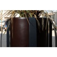 Jardinière urbaine Rondo - Support en acier avec pieds réglables - Disponible en 3 tailles jusqu'à 1000 litres_1