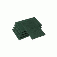 Tampon pad fin abrasif vert qualite superieure 140x225 lot de 10_1