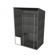 Hammam kit de construction cabine de douche à carreler 150 x 90 - Générateur vapeur inclus_1