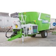Mv14 Duplo - Mélangeuse agricole Tatoma - capacité 14m³ - 2 hélices verticales et écran de pesée programmable_1