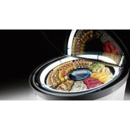 Vitrine crème glacée ronde - diamètre 135 ou 150 cm - design circulaire et tournant_1