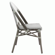 Chaise exterieure restaurant Biarritz - GRIS_1