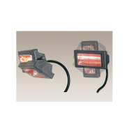 Chauffage portable rayonnant électrique 230 V monophasé - MT 22 - Sovelor, avec lampe infrarouge halogène à quartz_1