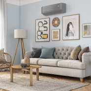 Climatiseur mural réversible HDMB Harmonia Gris 3,5 kW WiFi intégré - Airwell - 7SP024039_1