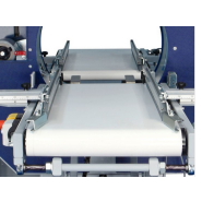 Filmeuse horizontale Compacta SPG - Banderolage automatique pour produits longs - Convoyeur motorisé antidérapant - Écran tactile - Pince et coupe automatique_1