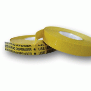 Ruban adhésif double face transfert - acrylique renforcé fibre de verre - 50µ - largeurs 12mm, 19mm, 25mm - Référence RATDFT_1