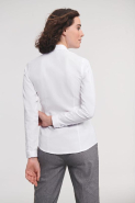 Chemise femme manches longues à chevrons - Russell - Réf: RU962F - EasyCare - 84% coton, 16% polyester_1