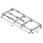 Combiné 3F pour machines à palettes - Platon - Poids : 2285 kg - Dimensions palettes jusqu'à 1400x1300 mm_1