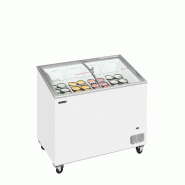 Congélateur vitré de crème glacée IC301SCEB (264 / 230) blanc TEFCOLD_1