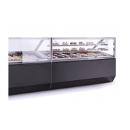 Vitrine à pâtisseries avec réfrigération ventilée avec évaporateur à ailettes - millennium pastry st isa_1