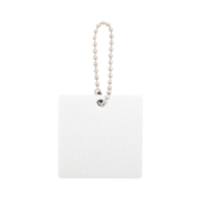 Porte-clé personnalisé carré en feutre RPET - Impression couleur sur une face - Minimum 100 pièces_1