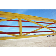 Barrière à levage vertical anti-voiture bélier 15 m - Testée et certifiée M50 P2 - Série Gibraltar G-3000_1