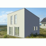 Maison à ossature en bois à étages optimale 2 / surface habitable 70 m² / 3 pièces / toit monopente / hors d'eau hors d'air