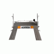 Remorque porte-engins BORO K-4027 - 2,7T, 5,75m, 2 essieux freinés - Châssis galvanisé_1
