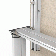 Table de réunion ½ lune Net - Mobel Linea - Blanc, Blanc_1