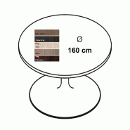 Table de réunion ronde Lithos - Dellarovere - Chêne_1