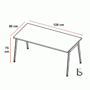 Bureau droit X3 - Officity - 120, Anthracite, Orme_1