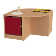 Ensemble tout équipé angle arrondi - 4 modules - Réf. JI.IC10 - Pour crèche et collectivité_1