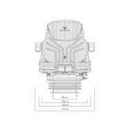 Siège de tracteur - Grammer AG - Maximo Comfort Plus tissu agri - Course de la suspension : 100 mm - 56076_1