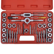 Vidaxl ensemble de tarauds et matrices 40 pcs 210318_1