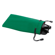 Pochette pour lunettes en polyester - couleur verte - 7g_1