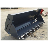 Godet 4 en 1 polyvalent et robuste conçu pour les travaux d'opération de chargement, de préhension de roche_1