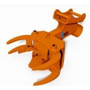 Grappin coupeur forestier AXER 650 K HD - diamètre de coupe max 350 mm - ouverture max 1000 mm - pour pelleteuse de plus de 12 t_1