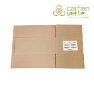 Caisse en carton simple cannelure 48 x 29 x 19 cm - réemployée - palette de 420 cartons_1