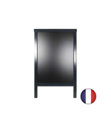 Chevalet stop trottoir - cadre bois 90 x 55 cm - Référence : LSTF49AN_1