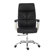 Fauteuil de Direction DORIAN Grand Confort - Dossier haut - Eco-cuir noir - Référence 7637 FR206_1