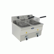 Friteuse électrique avec vidange 2x08L ATEF-08L-2 Atosa_1