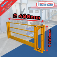 Portillon coulissant industriel pour mezzanine_1