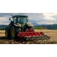 Série VA - Herses agricoles Angeloni - Ressorts renforcés 32x12 mm - Deux roues en acier sur roulements_1