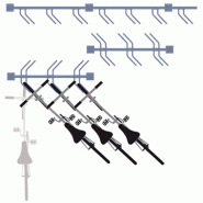 Support cycles modulable convivial - rangement en épi - simple et double face - acier peint sur galva_1