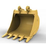 477-3379 godet d'excavation à usage normal avec lame de nivellement - caterpillar finance france - 1 200 mm (47 in) - capacité 1.18 m³_1