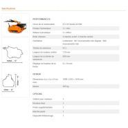 Gzc 750 - semoir agricole - Eliet Europe NV - pompe hydraulique 2 x 10cc - largeur de travail 1m_2
