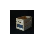 Ref7 - Caisses en bois avec ardoise - 23x46xh26cm - Modèle de rangement_1