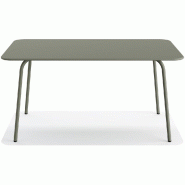 Shine - Table de terrasse rectangulaire Vert_1
