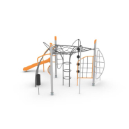 Équipement de loisirs pour aire de jeux enfants Agito Q gris