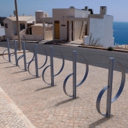 Appui cycle Province - City - contemporain pour grands et petits vélos - Réf 8207390_1