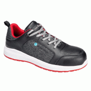 Basket Eco-conçu Composite S3S SR - Noir/Rouge / 38_1