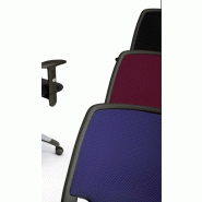 Chaise visiteurs Iris - Mobel Linea - Noir_1