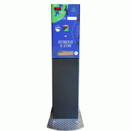 Distributeur de jetons TOTEM personnalisable - 3 ou 4 hopper universel, acceptation pièces et billets, système tiroirs sécurisé_1
