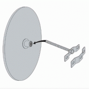 Miroir de sorties de garage - contrôle 2 directions - vision 90° - Ø 300 mm - usage intérieur et extérieur_1