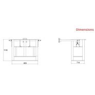 Panier nacelle en fer - matilsa - 1 personne_1
